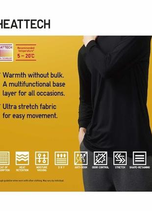 Гольф uniqlo сірий із серії heattech3 фото