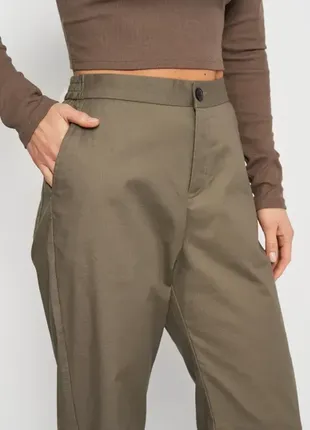 Очень качественные плотные натуральные коттоновые брюки jjxx8 фото