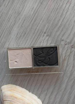 Шелковые тени estee lauder silky eyeshadow duo 09 moons тестер1 фото