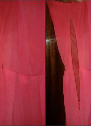 Розовое,легкое,,коротенькое,летнее платье5 фото