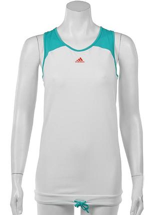 Длинная спортивная майка безрукавка adidas response climacool оригинал для тенниса
