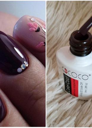 Гель лак темна вишня