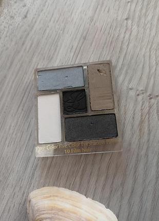 Пятицветные тени estee lauder pure color eyeshadow palette 10 film noir тестер