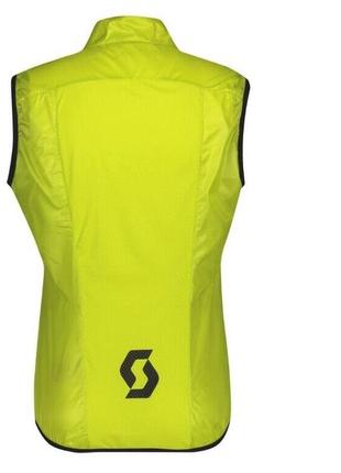 Велелетка scott rc team cycling wind vest yellow 2021 (xl) оригінал4 фото
