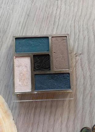 Пятицветные тени estee lauder pure color eyeshadow palette 01 blue dahlia тестер