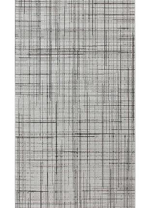 Ковер безворсовый на резиновой основе dakaria karat flex run 19171/08 2.00x2.90 м серый