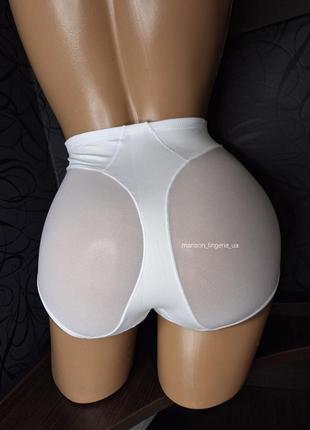 Набор высокие трусики с имитацией стринг, супер баталы, макси трусы на высокой посадке с легкой утяжкой