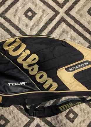 Теннисная сумка wilson k factor pro tour thermo bag оригинал теннисная сумка wilson k factor