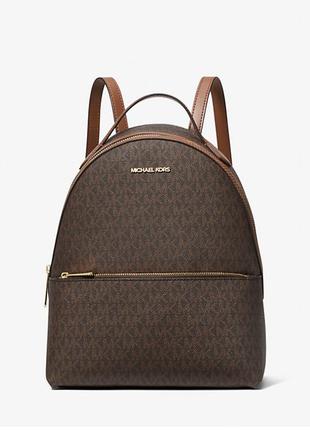 Рюкзак michael kors, sheila medium logo backpack brown , 35f3g6hb6b1 фото