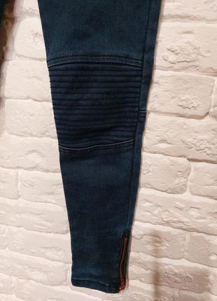 Фирменные стрейчевые джинсы скинни 7-8 лет6 фото