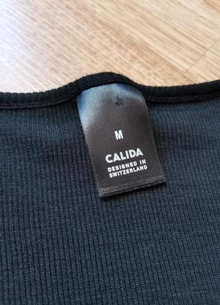Calida switzerland 12650 silk wool майка топ3 фото