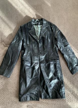 Кожаный блейзер, удлиненный пиджак от laura ashley2 фото