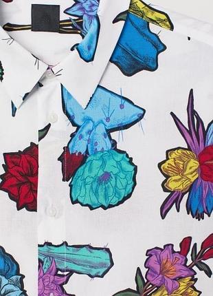Сорочка з принтом віскоза h&m 🛍️1+1=3🛍️ 2