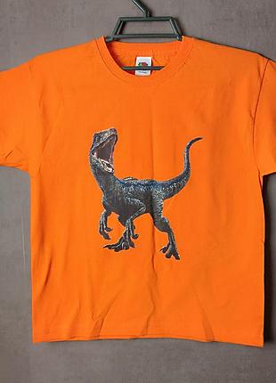 Футболка парк юрського періоду динозавр блю, 128 розмір