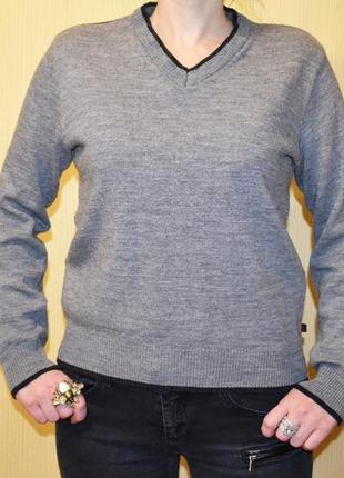Сірий вовняний светр пуловер dolce&amp;gabbana1 фото