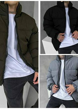Зимняя мужская куртка (пуховик)7 фото