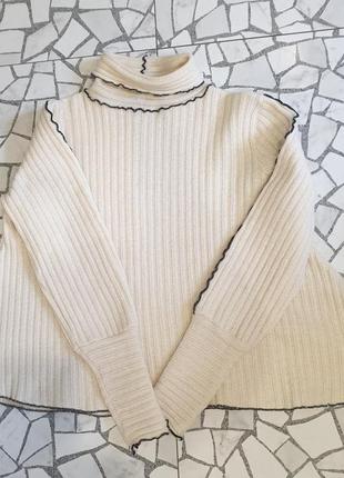 Теплый шерстяной свитер 7