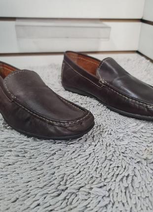 Чоловічі мокасини туфлі натуральна шкіра s&amp;g лондон 40р. b022