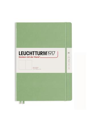 Блокнот leuchtturm1917 master slim a4+, muted colours, sage, чисті аркуші (363921)