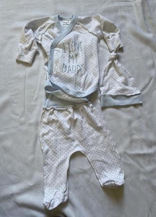 Комплект боді і штанці для новонародженого