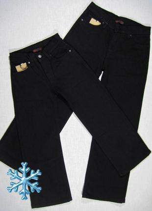 Утепленные  модные зимние джинсы палацо для девочки джинсы  на комфортной утепленной подкладке1 фото