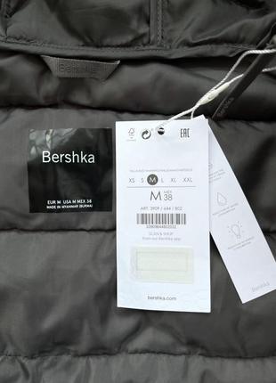 Мужская куртка bershka padded puffer hooded jacket.7 фото
