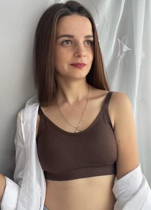 Базовый топ в рубчик🥰