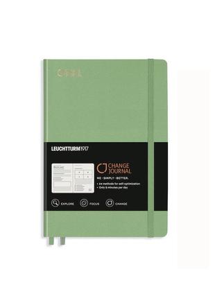 Блокнот leuchtturm1917 change journal, sage (англ) (364513)