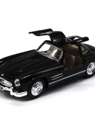 Машинка kinsmart "mercedes-benz 300 sl" (черная)