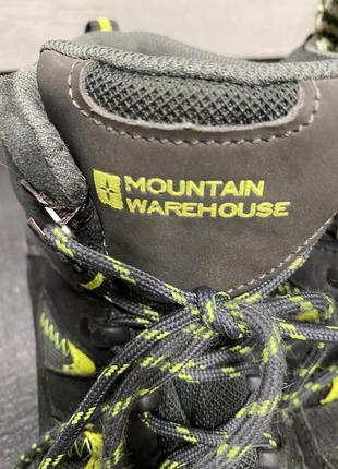 Черевики підліткові аквастоп mountain warhouse в компоект з теплими шкарпетками ручної роботи в тон (устілка 24,5 см.2 фото
