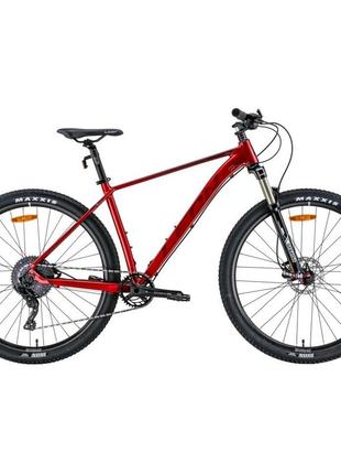 Велосипед знижений в ціні 29" leon tn-40 am hydraulic lock out hdd 2022 (червоний з чорним 046) (stk-ln-046)
