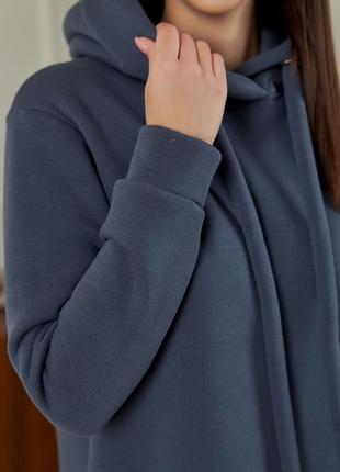 Тепла сукня-худі