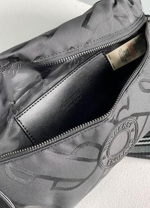 Чоловіча сумка black quilted fabric medium sonny belt bag9 фото