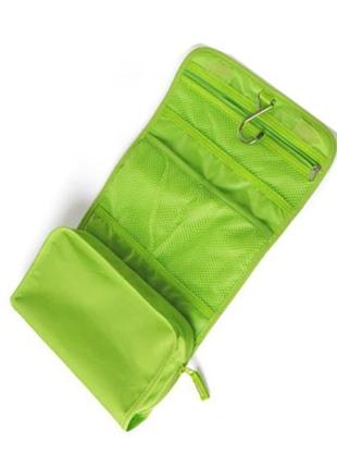 Органайзер дорожный сумочка косметичка travel storage bag. цвет: зеленый3 фото