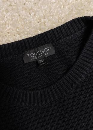 Теплый вязаный свитер с бусинками topshop2 фото