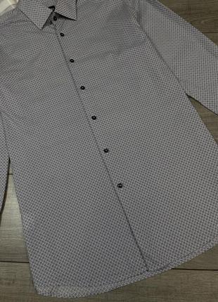 Оригинальная рубашка из новых коллекций hugo boss hank kent shirt5 фото