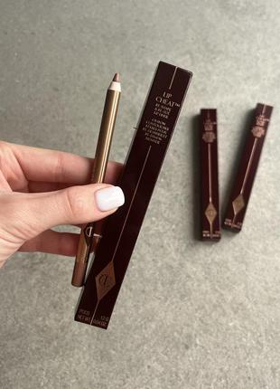 Карандаш для губ charlotte tilbury - iconic nude lip cheat lip liner. 1.2 гр оригинал