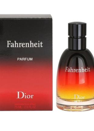 Мужская парфюмированная вода fahrenheit parfum 100 мл