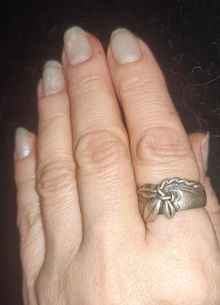 Срібний перстень кольцо каблучка
