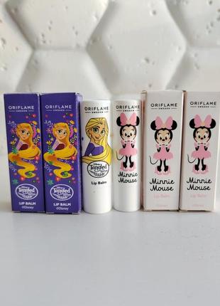 Бальзам для губ орифлейм рапунцель мини маус дисней oriflame disney minnie mouse