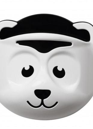 Кошик для іграшок maltex panda 6205_98, white/black, білий/чорний