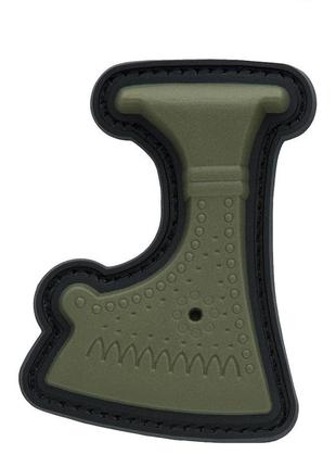 M-tac нашивка сокира перуна (тип 2) pvc olive