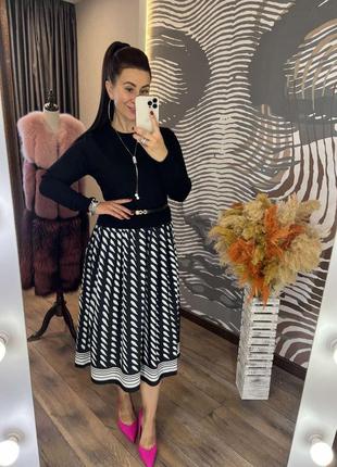 Сукня довга святкова тепла  спідниця гофре