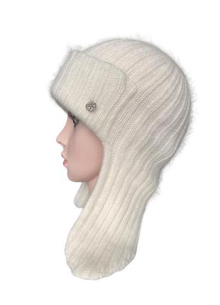 Ушанка ангора тепла