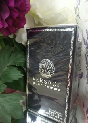 Туалетна вода для чоловіків versace pour homme 100 мл2 фото