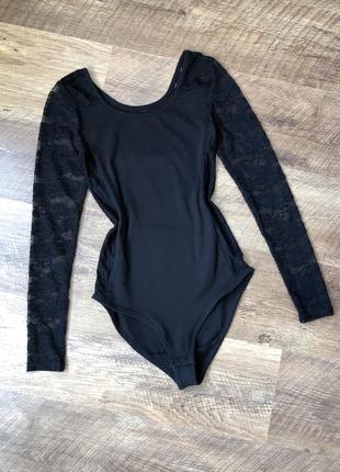 Шикарное чёрное боди