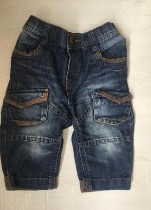 Джинси на хлопчика mothercare 6-9 місяців