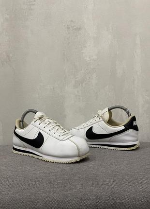 Кожаные осенние кеды обуви nike cortez, размер 37.5, 23.5 см5 фото