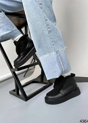 Лофери жіночі з хутром тедді6 фото