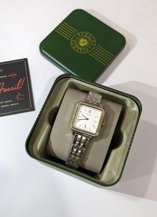 Годинник fossil colleen three-hand two-tone stainless steel watch оригінал2 фото